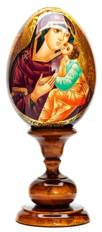 190 mm Godmother hand painted on wooden egg (by Hamlet Crafts)