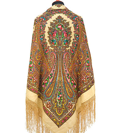 Shop Thick Woolen Fabric Shawls with Silk Fringe 148x148 cm Шаль «Волшебница» online at Skazka.site | Eligible for fast shipping and free returns. Шаль «Волшебница»