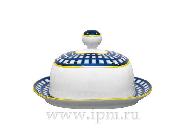 Масленка Прямоугольная Кобальтовая клетка арт. 80.04425.00.1