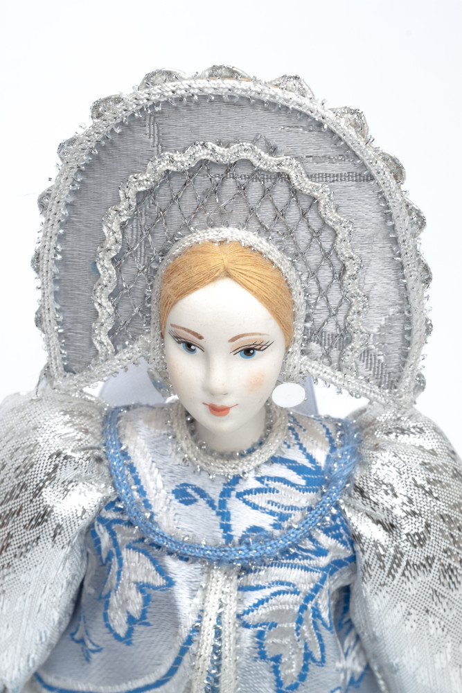 Snow Maiden Princess hand made Porcelain Doll - 11 Inches (by Le Russe)