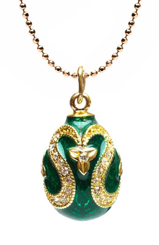 Arrow Green Egg Pendant