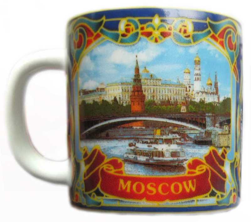 Мини-кружка "Москва", высота 4 см