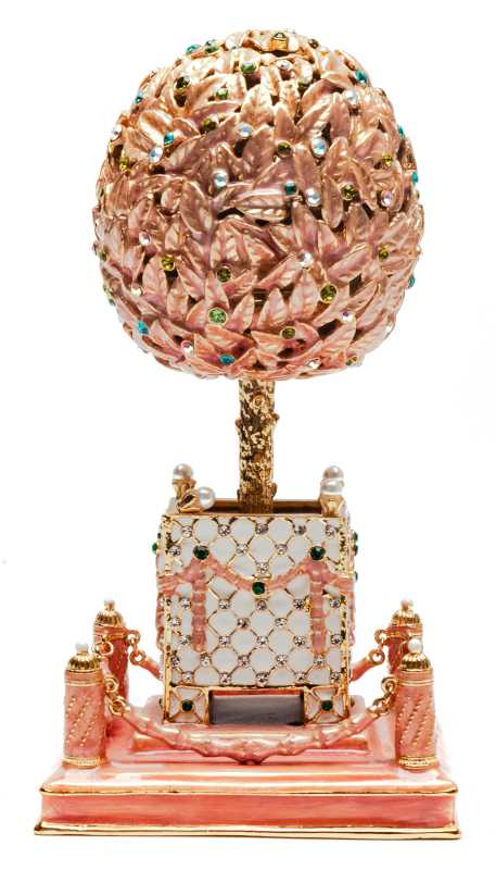 130 mm The Pink Bay Tree Easter Egg