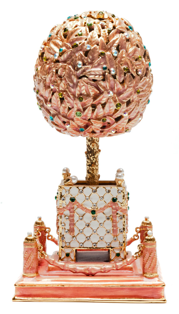 130 mm The Pink Bay Tree Easter Egg