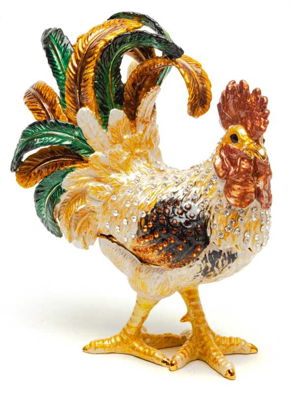 115 mm Cockerel Jewellery Box