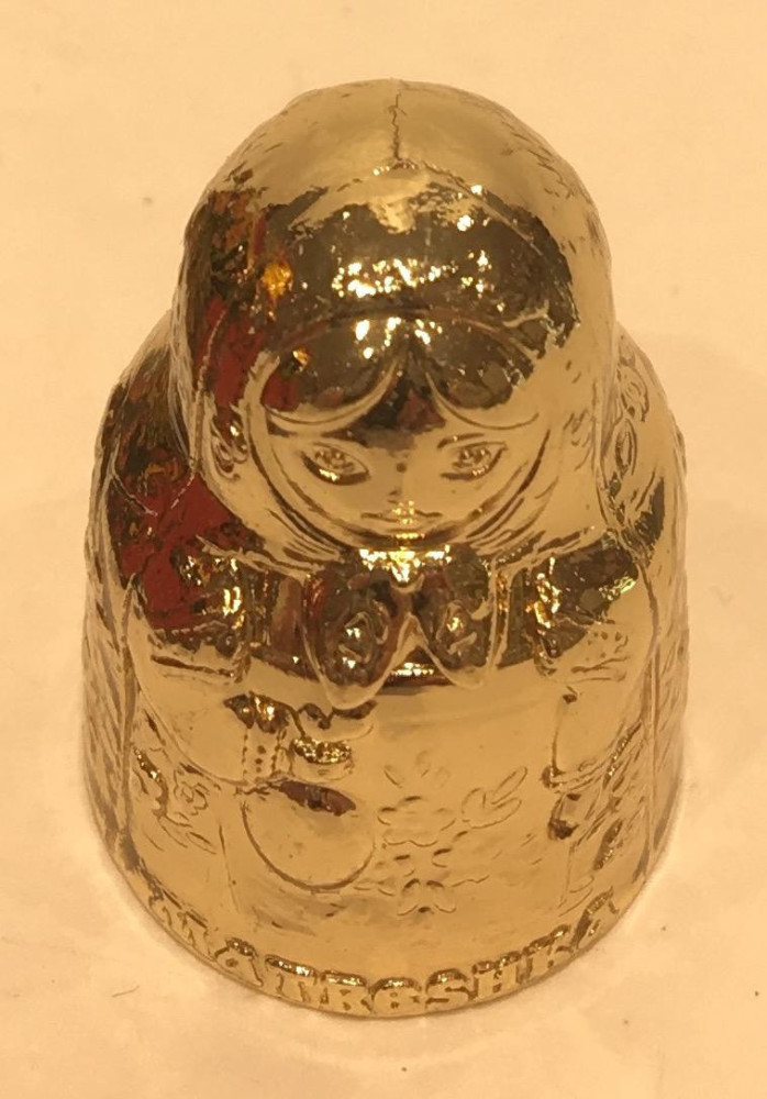 Matryoshka Hand Painted Metal Finger Thimble