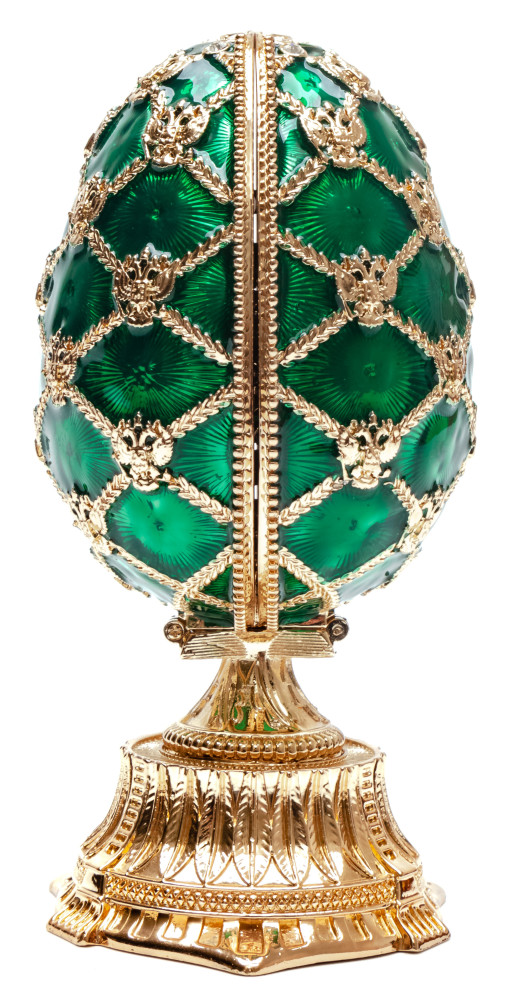 115 mm Green Easter Egg with the Basket