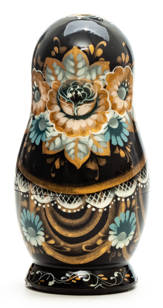 100 mm Moscow Snt Basil Cathedral hand painted wooden Matryoshka doll 5 pcs (by A Studio)