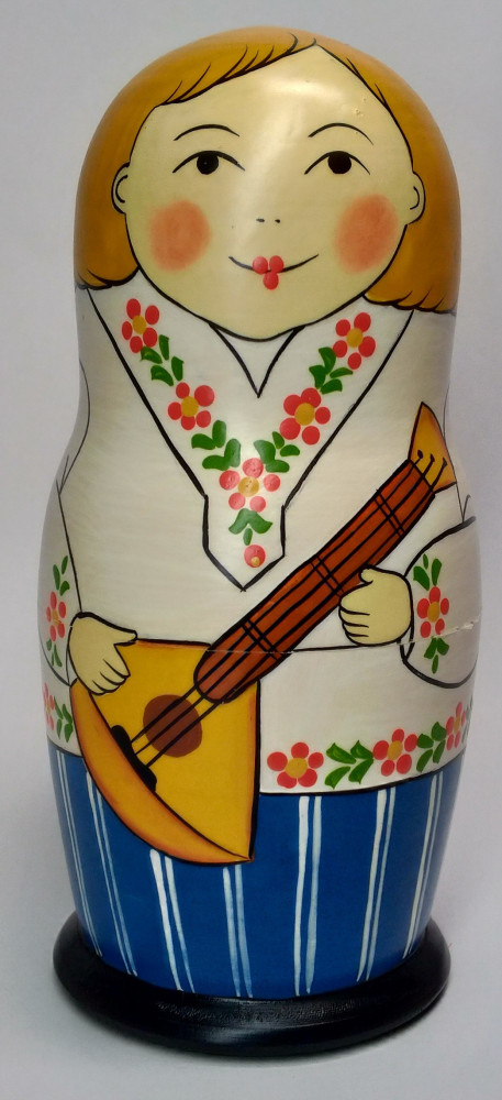 Shop Exclusive Nesting Dolls 160 mm Man with Balalayka hand painted Traditional Russian Wooden Matryoshka doll 5 pcs (by Igor Malyutin) online at Skazka.site | Eligible for fast shipping and free returns. 160 mm Man with Balalayka hand painted Traditional Russian Wooden Matryoshka doll 5 pcs (by Igor Malyutin)