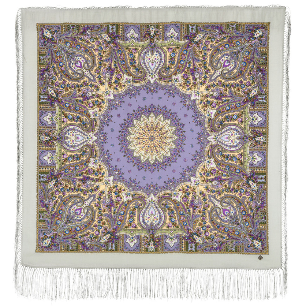 Shop Double-Thread Woolen Yarn Scarves 110х110 cm Платок «Дикий мёд» online at Skazka.site | Eligible for fast shipping and free returns. Платок «Дикий мёд»