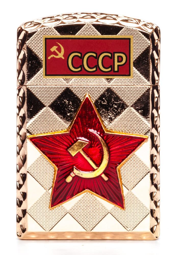  Red Star Gas Metal Lighter (by Sergio Accendino)