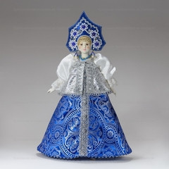 The Snow Maiden Princess hand-sewn Porcelain Doll - 16 Inches