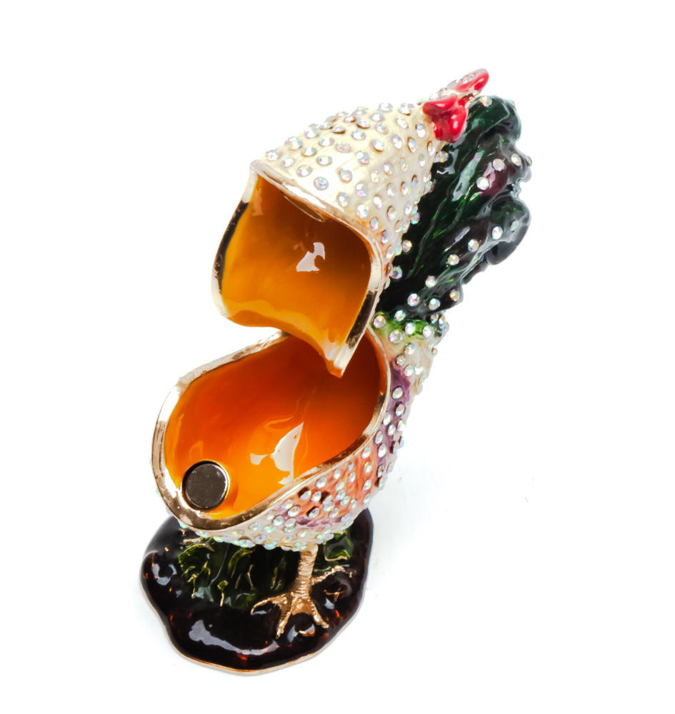 90 mm Cockerel Jewellery Box 