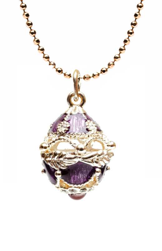 Jug Violet Egg Pendant