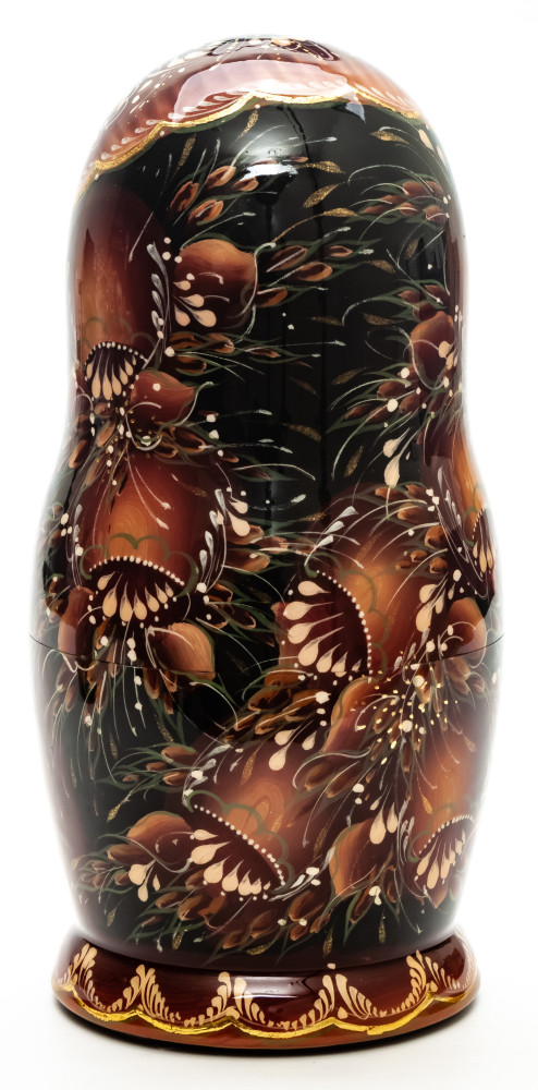 200 mm The Churches of Kizhi hand painted Matryoshka round Doll 5 pcs (by A Studio)