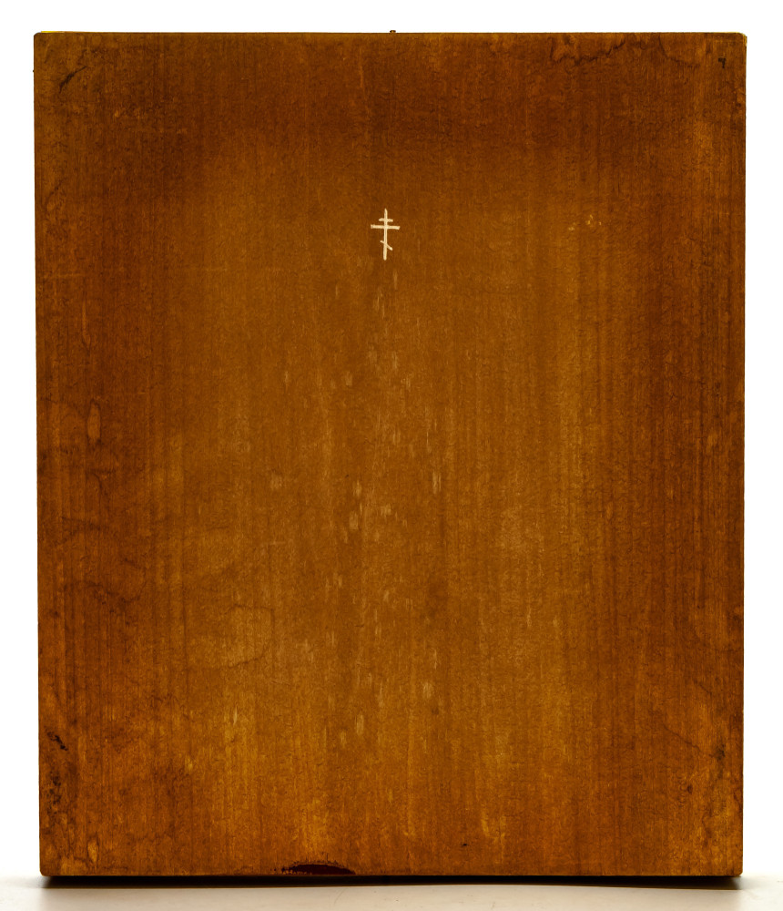 190x230mm Our Lady of the Sign handpainted wooden Icon with metal frame (by Galina Studio)