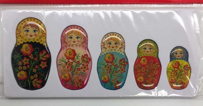 Matryoshka Fridge Magnet Set