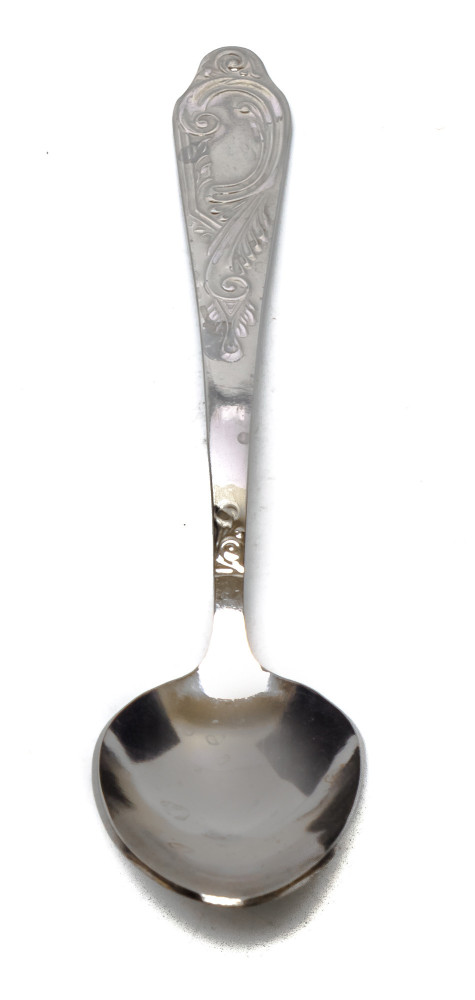 Saint Basil Cathedral Gold Plated Brass Tea Glass Holder with Crystal Glass and Gold Plated Tea Spoon (by Kolchugino)
