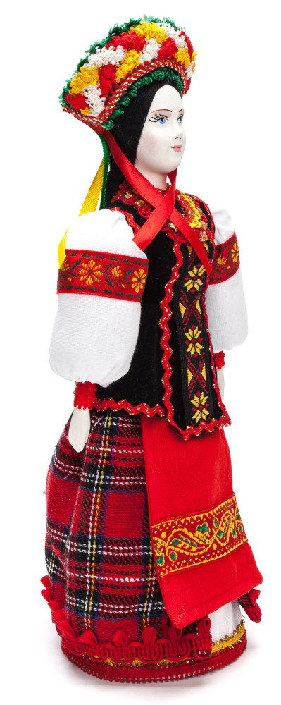 Ukrainian Girl hand made Porcelain Doll11 Inches (by Le Russe)