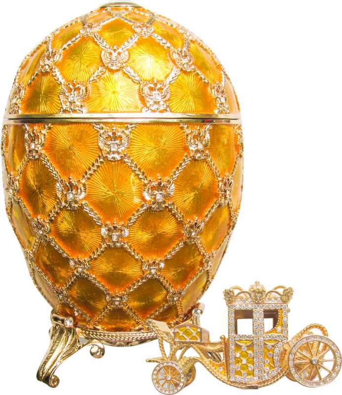 200 mm Imperial Coach and Gold Imperial Coronation Music Easter Egg
