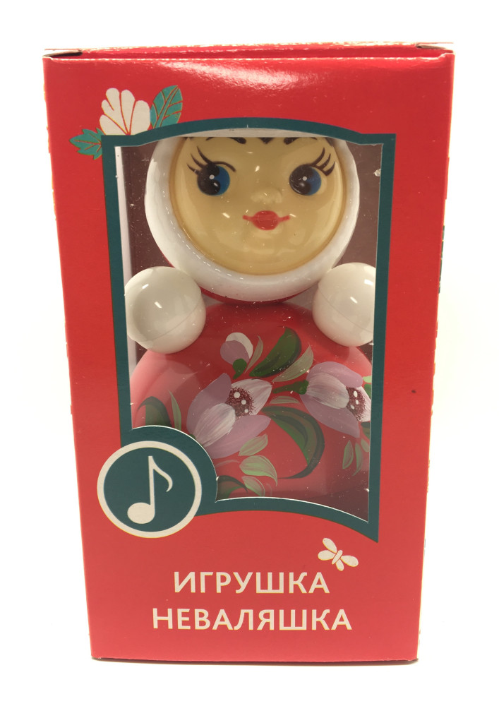 Russian Doll with handpainted ornaments Roly-poly Toy