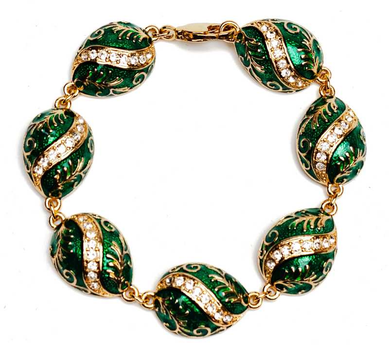 180 mm Winding Green Bracelet (by AKM Gifts)