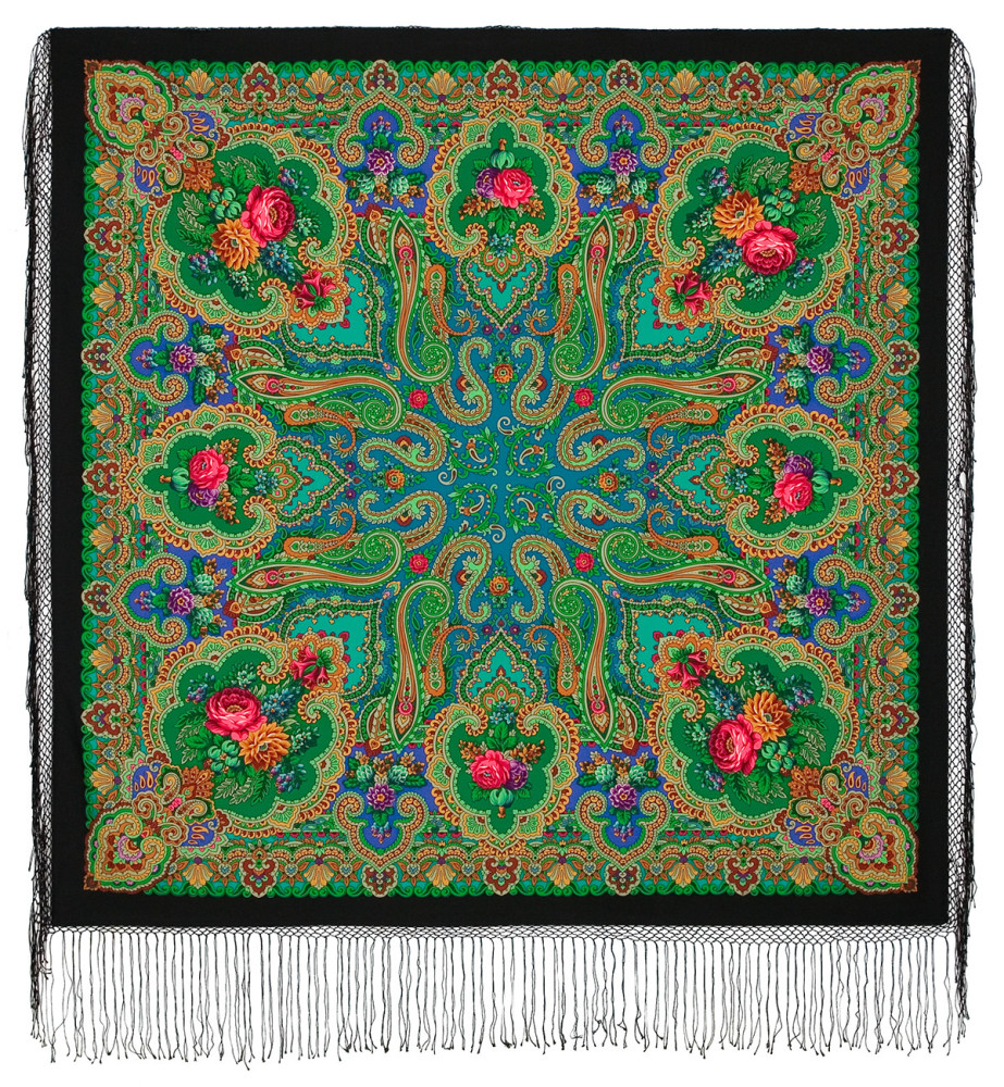 Shop Thick Woolen Fabric Shawls with Silk Fringe 148x148 cm Шаль «Сказка» online at Skazka.site | Eligible for fast shipping and free returns. Шаль «Сказка»