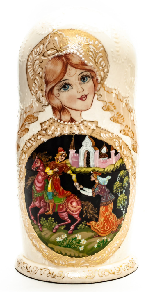 Shop Exclusive Nesting Dolls 220 mm Russian Fairytale handpainted Wooden Matryoshka Doll 7 pcs (by Sheherazade) online at Skazka.site | Eligible for fast shipping and free returns. 220 mm Russian Fairytale handpainted Wooden Matryoshka Doll 7 pcs (by Sheherazade)