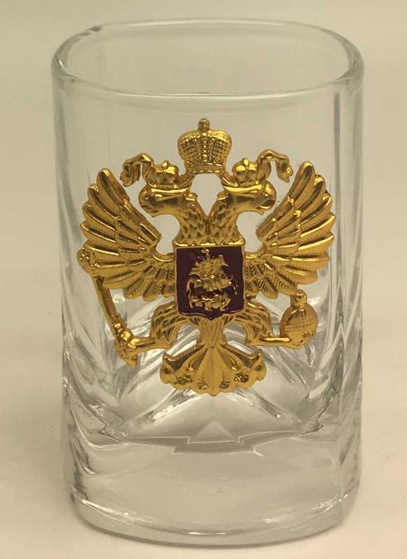 Russia Coat of Arms Shot Glass