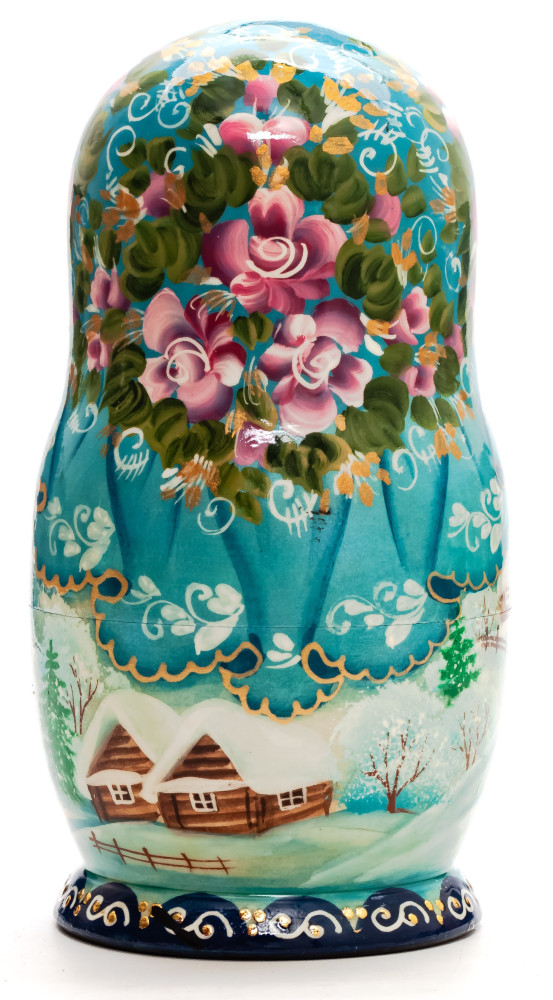 Shop Exclusive Nesting Dolls 160 mm Russian Troika hand painted on Wooden Matryoshka doll 5 pcs (by Valeria Crafts) online at Skazka.site | Eligible for fast shipping and free returns. 160 mm Russian Troika hand painted on Wooden Matryoshka doll 5 pcs (by Valeria Crafts)