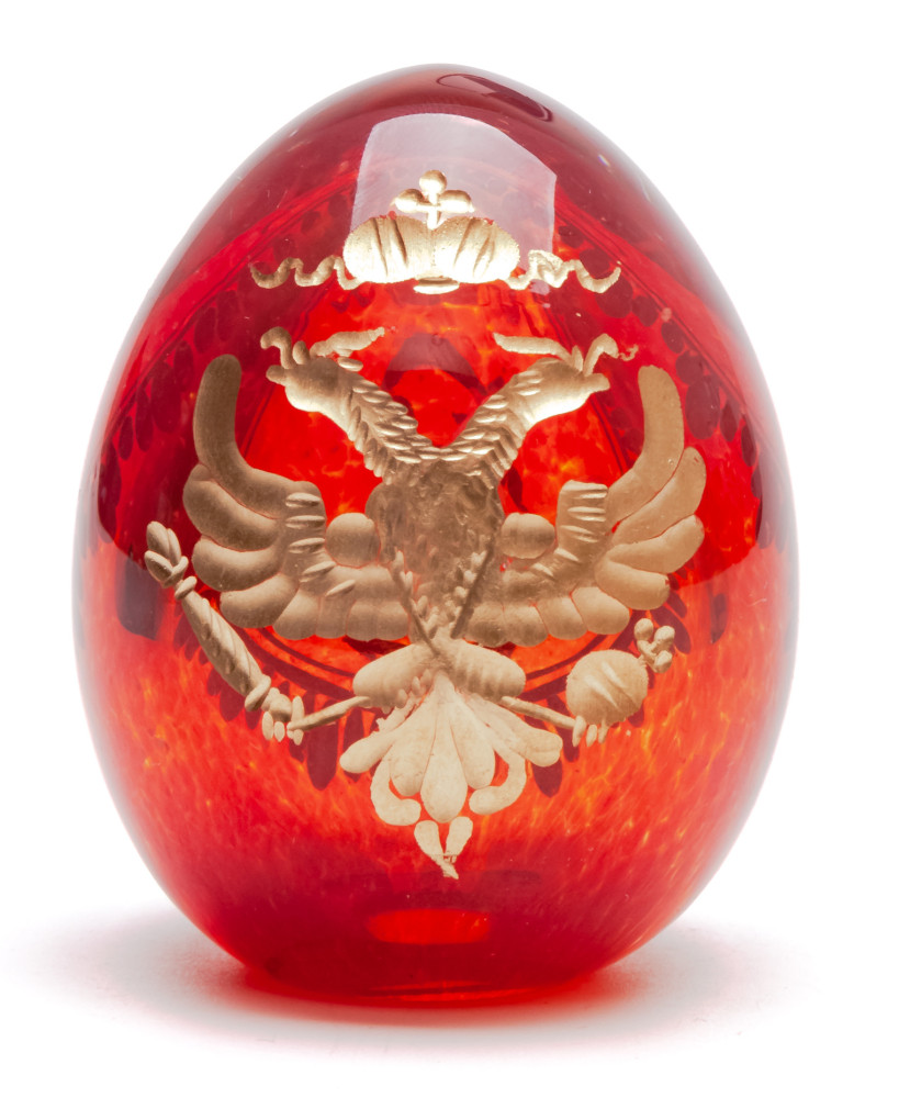 Engraved Crystal Imperial Easter Egg