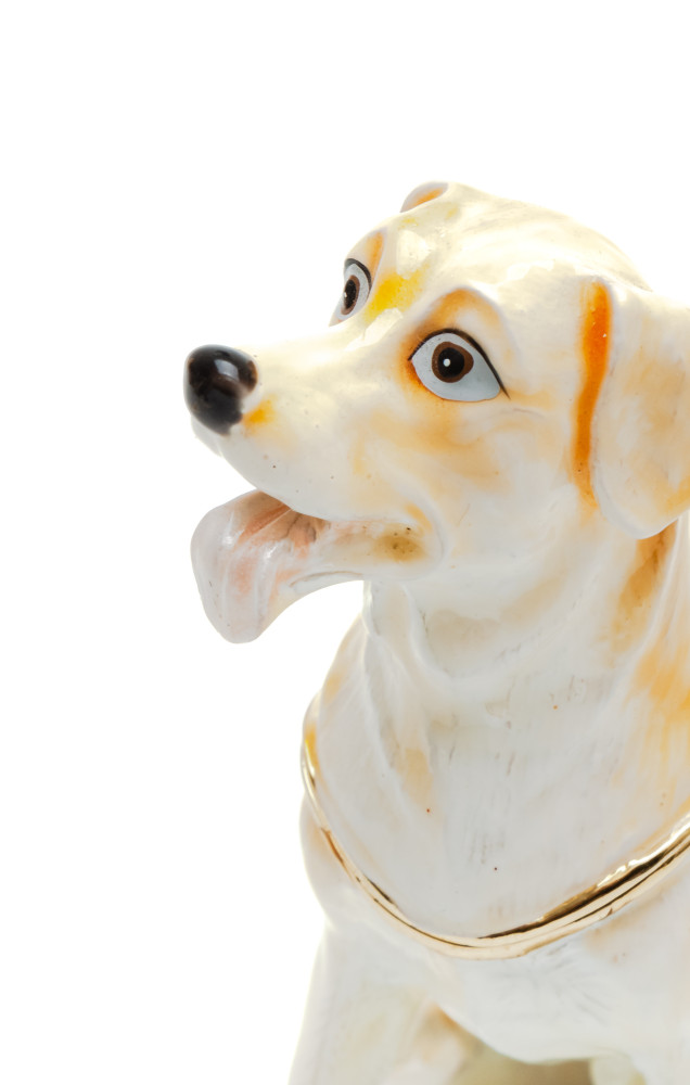 80 mm Golden Retriever Jewellery Box