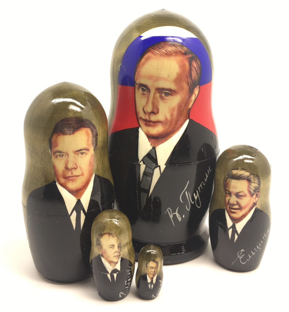 Putin Matryoshka Doll 5psc Small