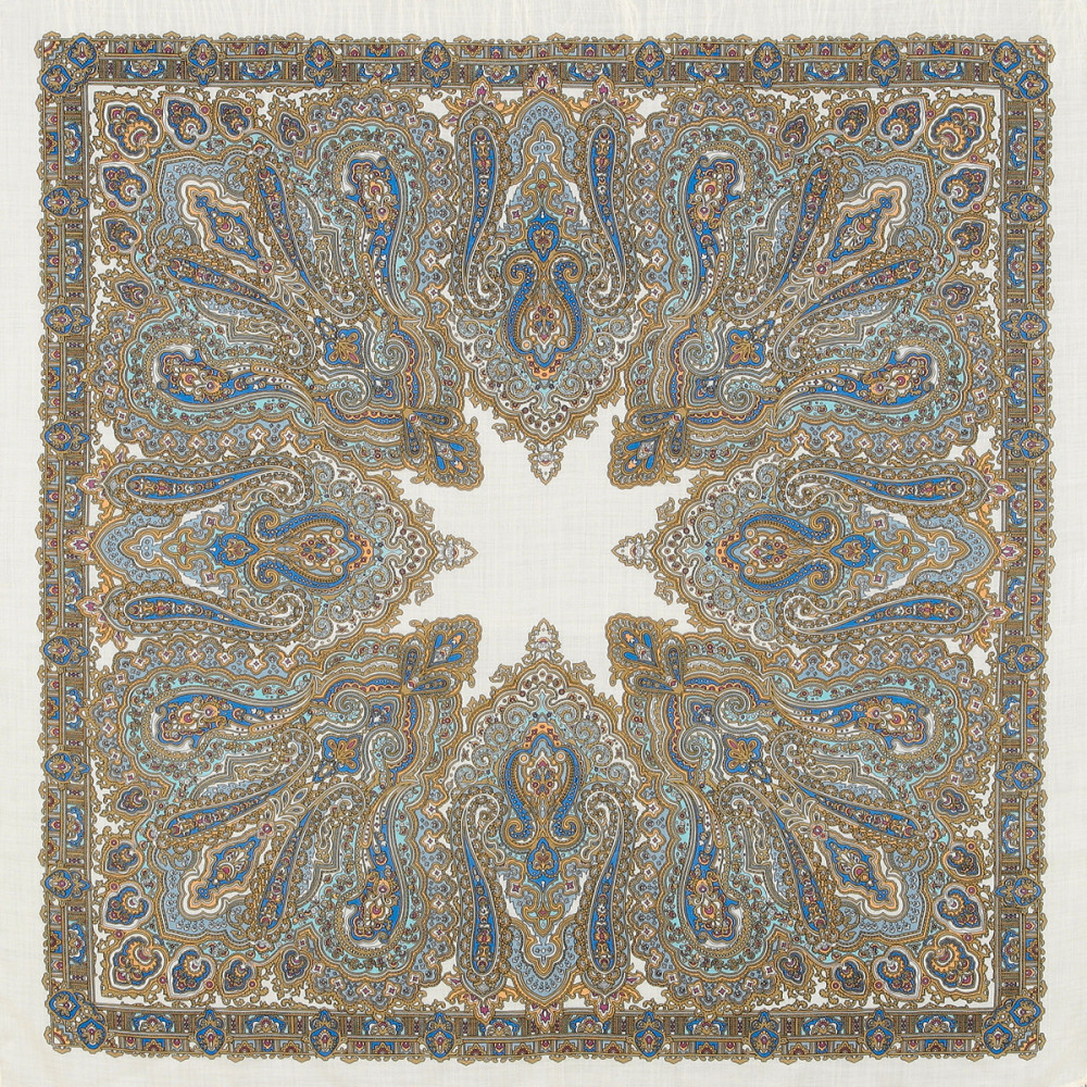 Shop Woolen Scarves with Silk Fringe 125x125 cm Платок «Ольга Лабзина» online at Skazka.site | Eligible for fast shipping and free returns. Платок «Ольга Лабзина»