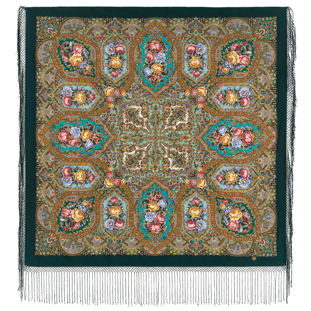 Shop Thick Woolen Fabric Shawls with Silk Fringe 148x148 cm Шаль «Свет мой, зеркальце» online at Skazka.site | Eligible for fast shipping and free returns. Шаль «Свет мой, зеркальце»