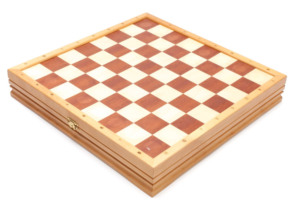 370x370 mm French Invasion of Russia handpainted figures on wooden Chess Board (by Fyodor Chess Studio)