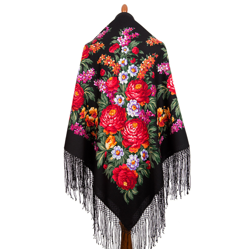Shop Thick Woolen Fabric Shawls with Silk Fringe 148x148 cm Шаль «День Победы» online at Skazka.site | Eligible for fast shipping and free returns. Шаль «День Победы»