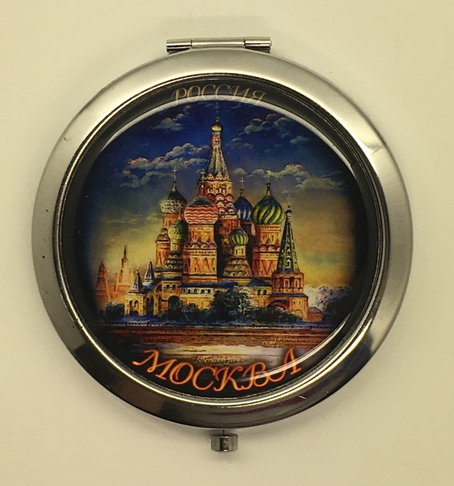 Compact Mirror with St.Basil Cathedral