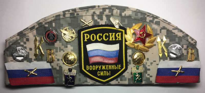 USSR Red Army Side Cap with Soviet Metal Pins (by Sergey Caps)