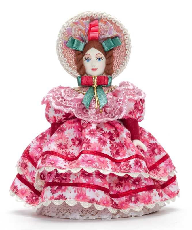 170 mm Young Lady with the Bonnet Porcelain Doll (by Le Russe)