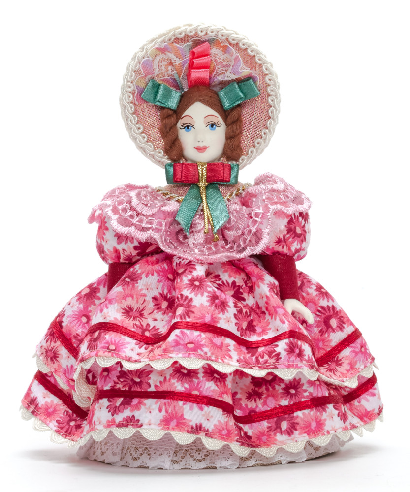 170 mm Young Lady with the Bonnet Porcelain Doll (by Le Russe)