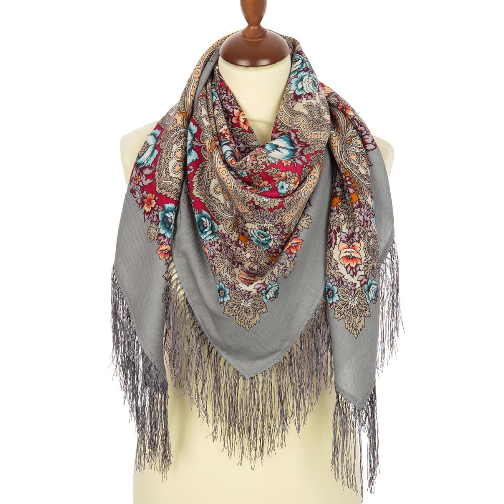Shop Double-Thread Woolen Yarn Scarves 110х110 cm Платок «Лесной ручей» online at Skazka.site | Eligible for fast shipping and free returns. Платок «Лесной ручей»