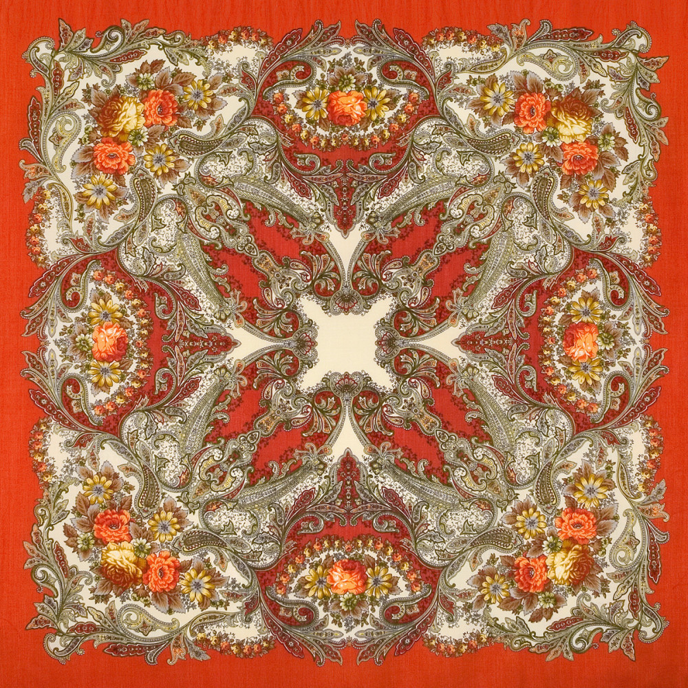 Shop Woolen Scarves with Silk Fringe 125x125 cm Платок «Сон бабочки» online at Skazka.site | Eligible for fast shipping and free returns. Платок «Сон бабочки»