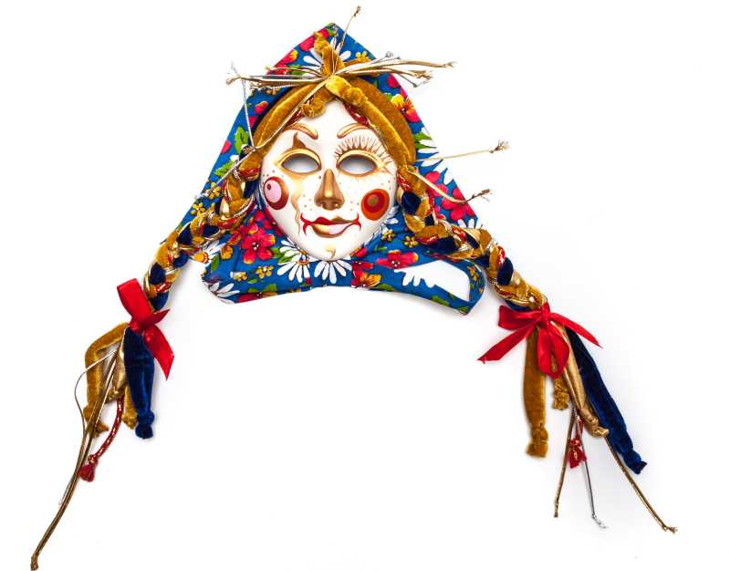 Matryoshka Porcelain Mask
