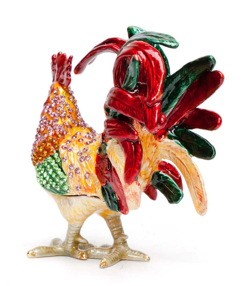85 mm Cockerel Small Jewellery Box