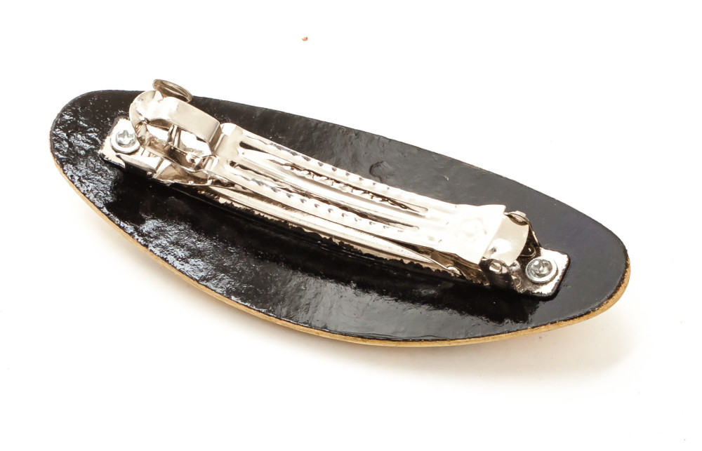 Lada Hair Clip Hand Painted Zhostovo Art
