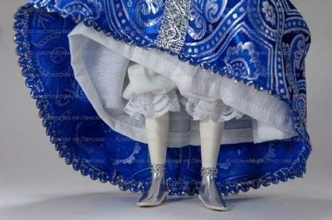 The Snow Maiden Princess hand-sewn Porcelain Doll - 16 Inches