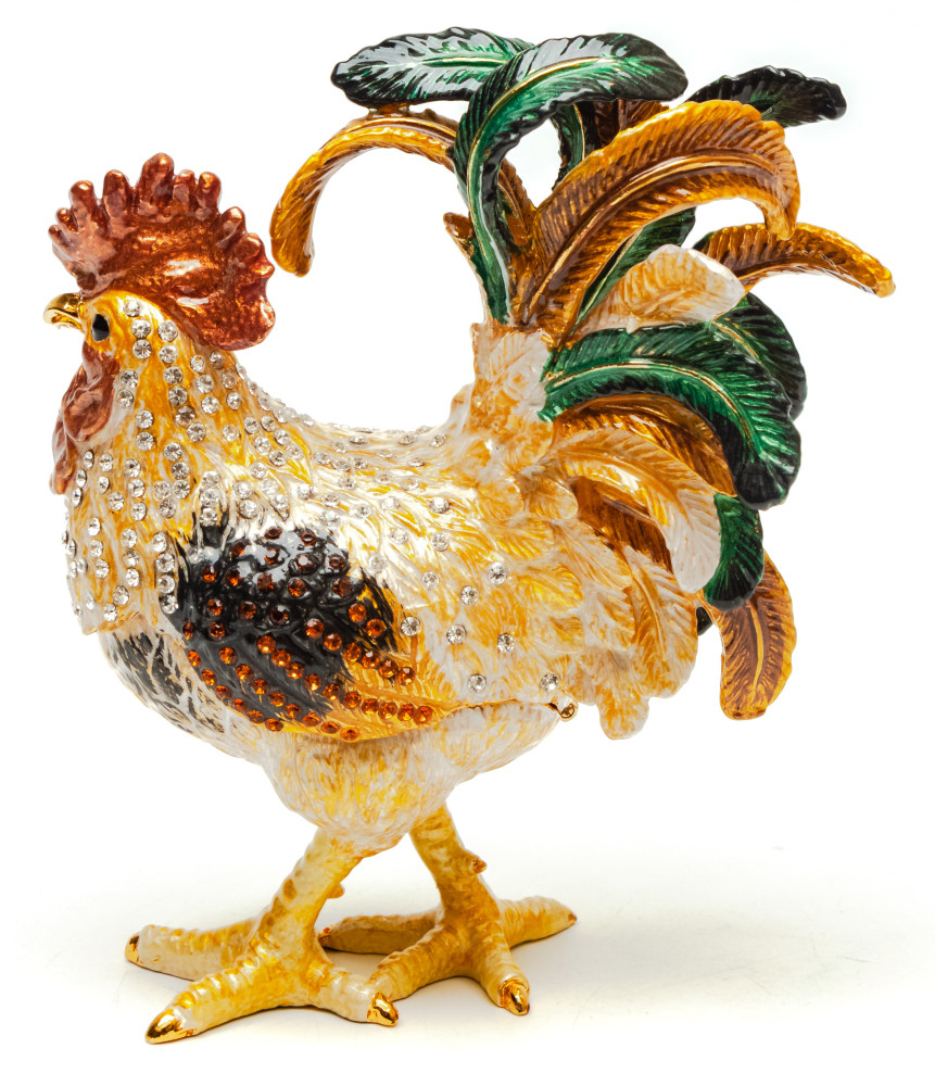 115 mm Cockerel Jewellery Box