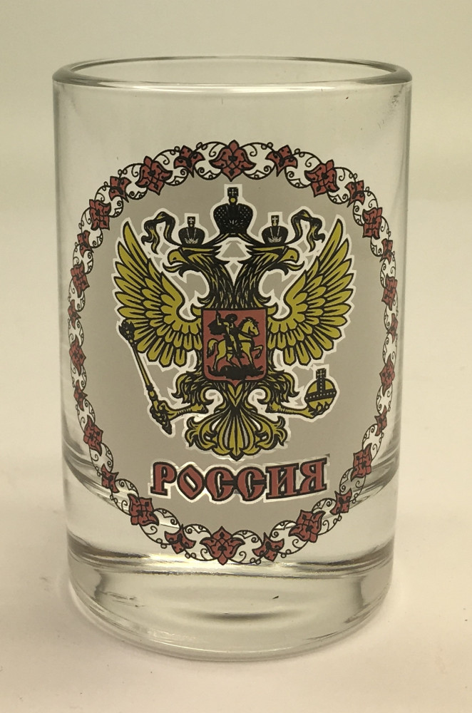 Russian Coat of Arms Shot Glass