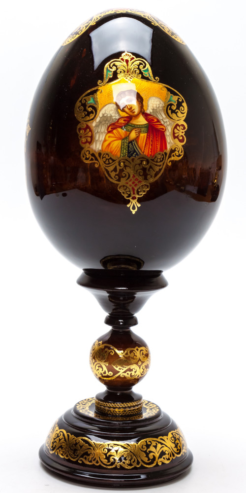 270 mm The Nativity of Jesus hand painted on wooden egg (by Hamlet Crafts)